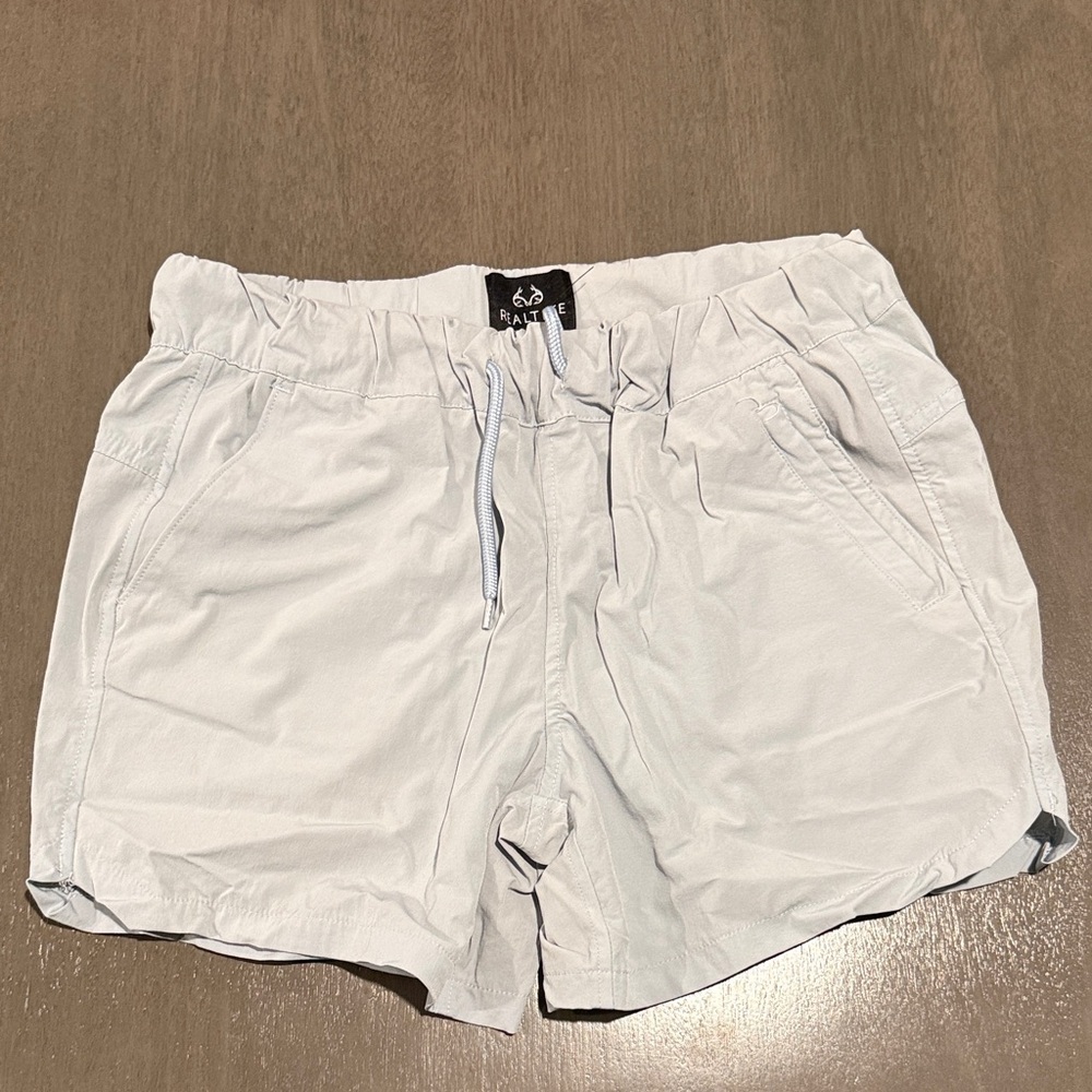 RealTree Soft Blue Athletic Shorts